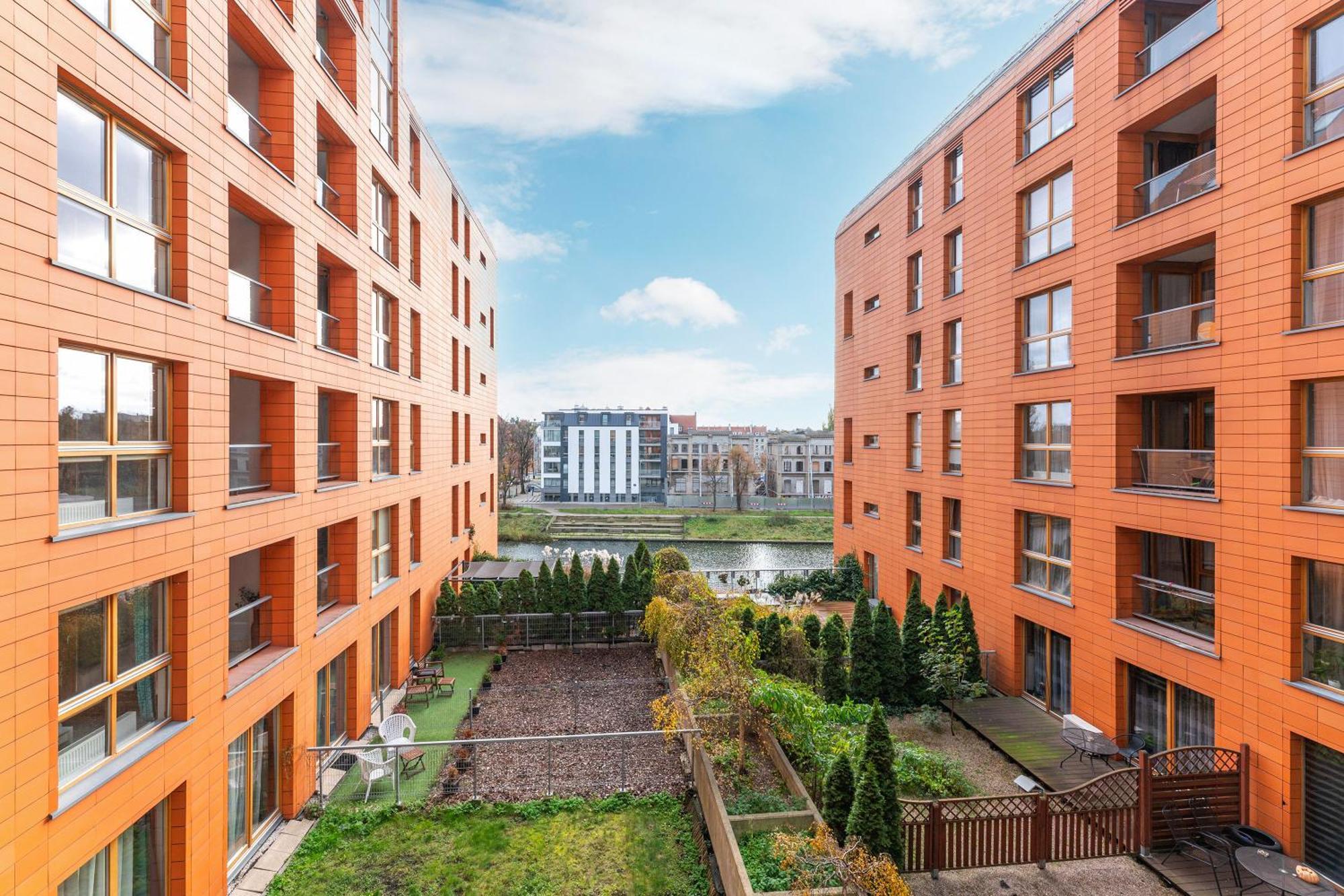 Flatbook - City Center Apartments Dwie Motlawy 格但斯克 外观 照片